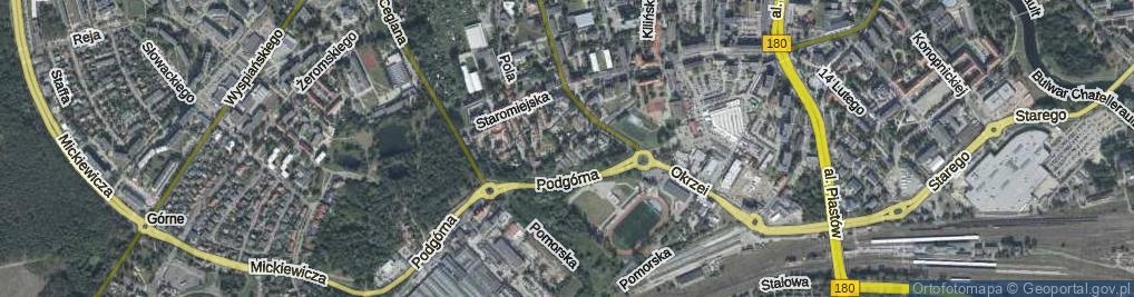 Zdjęcie satelitarne Kryniczna ul.