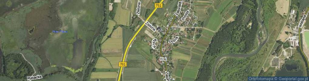 Zdjęcie satelitarne Kręta ul.