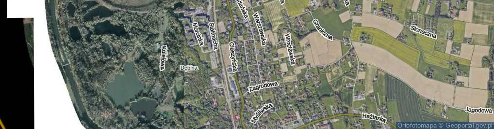 Zdjęcie satelitarne Krakowska ul.