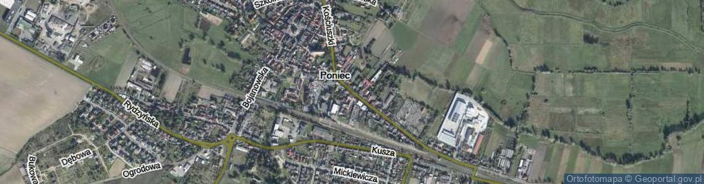 Zdjęcie satelitarne Krobska ul.