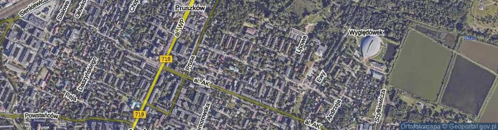 Zdjęcie satelitarne Kraszewskiego Józefa Ignacego ul.