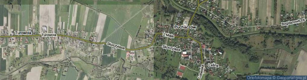 Zdjęcie satelitarne Krzychowca Marcelego ul.