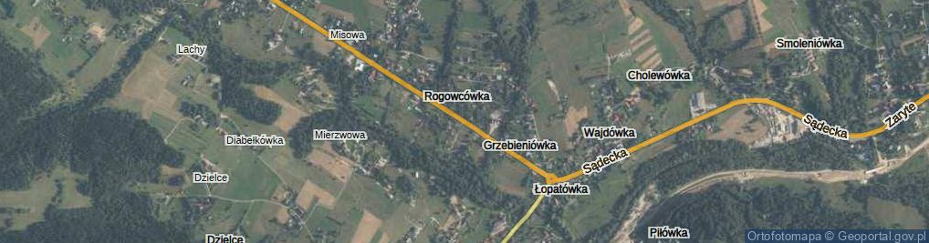 Zdjęcie satelitarne Krakowska ul.