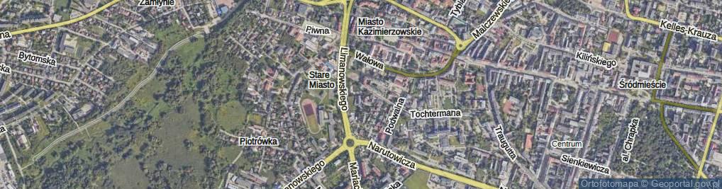 Zdjęcie satelitarne Krakowska ul.
