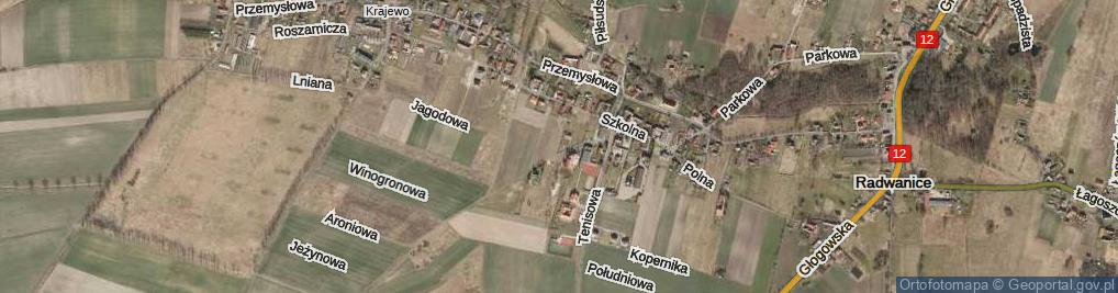 Zdjęcie satelitarne Krótka ul.