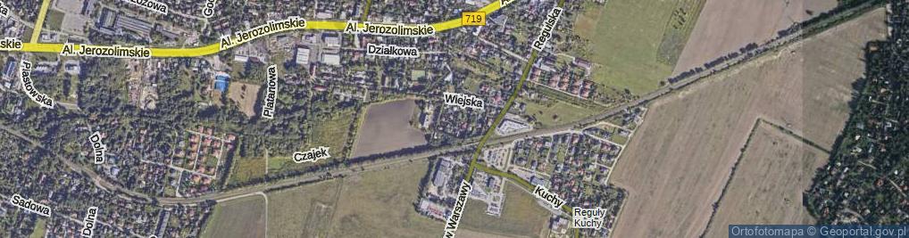 Zdjęcie satelitarne Krótka ul.