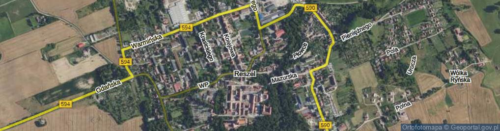 Zdjęcie satelitarne Króla Władysława Jagiełły ul.