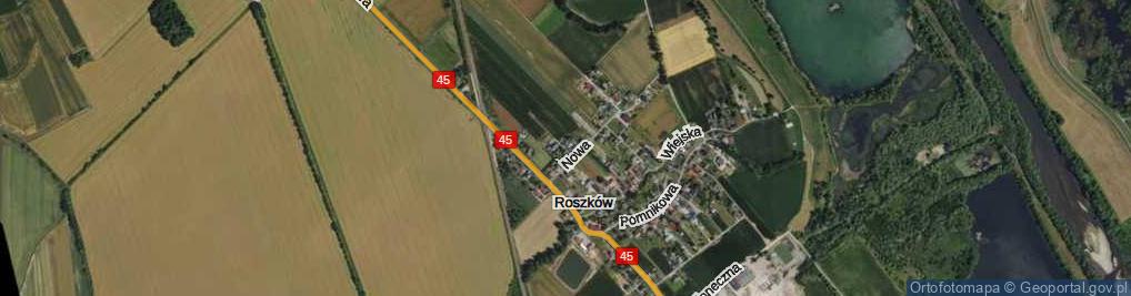 Zdjęcie satelitarne Krótka ul.