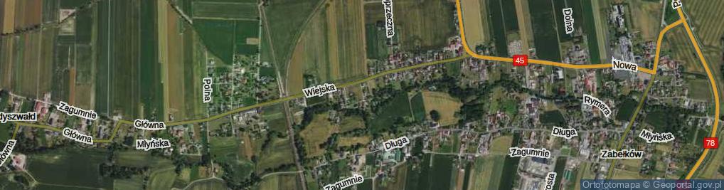 Zdjęcie satelitarne Krótka ul.