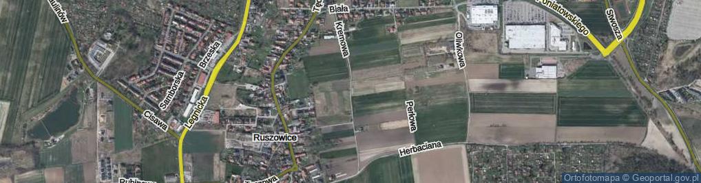 Zdjęcie satelitarne Kremowa ul.