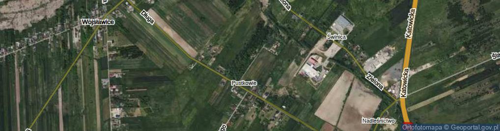 Zdjęcie satelitarne Kryształowa ul.