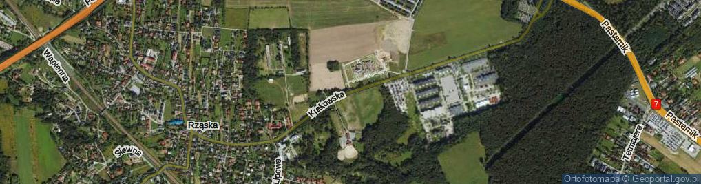 Zdjęcie satelitarne Krakowska ul.