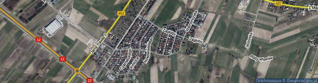 Zdjęcie satelitarne Króla Jana III Sobieskiego ul.