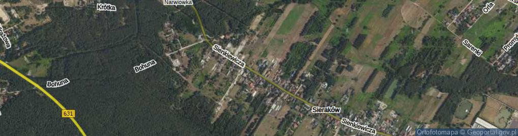 Zdjęcie satelitarne Króla Jana III Sobieskiego ul.