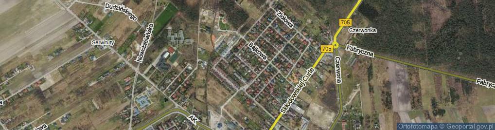 Zdjęcie satelitarne Króla Maciusia ul.