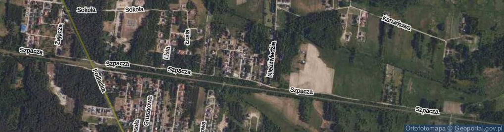 Zdjęcie satelitarne Krucza ul.