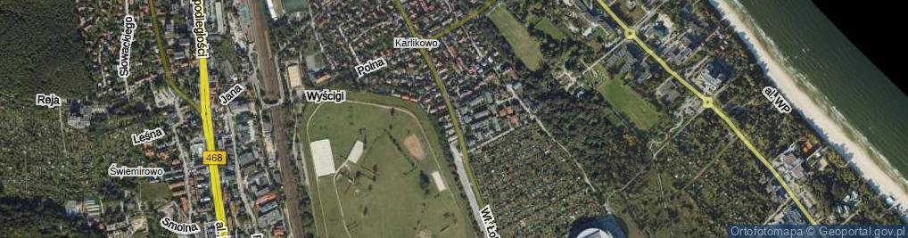Zdjęcie satelitarne Króla Władysława Łokietka ul.