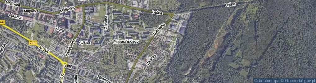 Zdjęcie satelitarne Krucza ul.