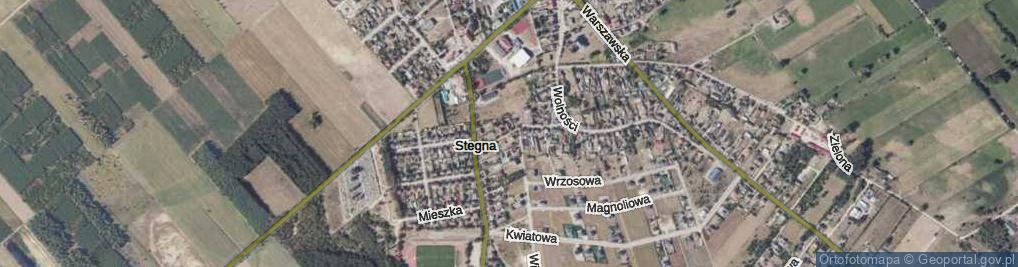 Zdjęcie satelitarne Krótka ul.