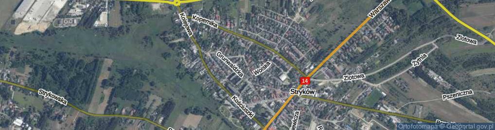 Zdjęcie satelitarne Krótka ul.