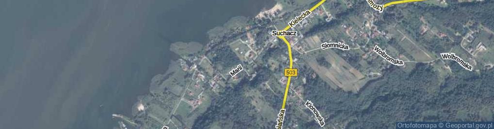 Zdjęcie satelitarne Królowej Marii ul.