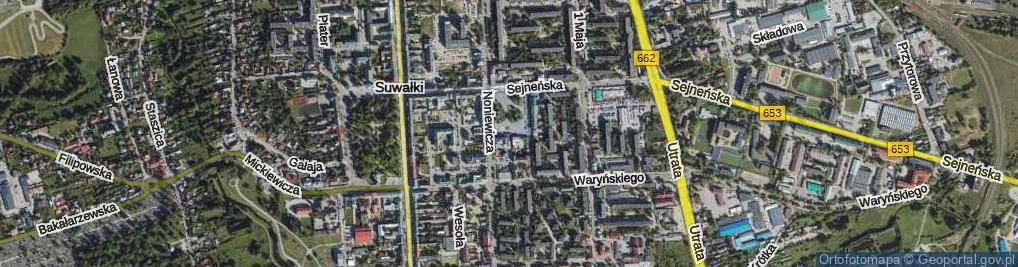 Zdjęcie satelitarne Krótka ul.