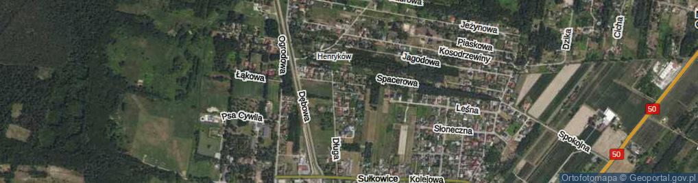 Zdjęcie satelitarne Krótka ul.