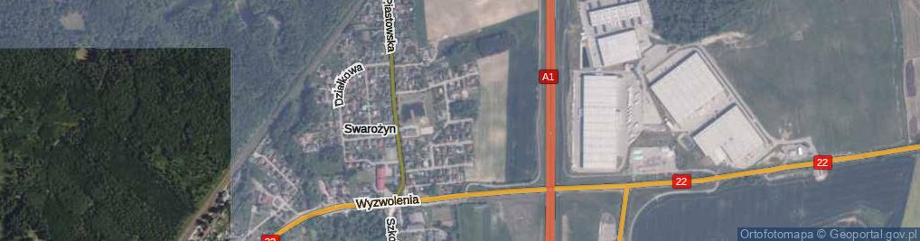 Zdjęcie satelitarne Krótka ul.