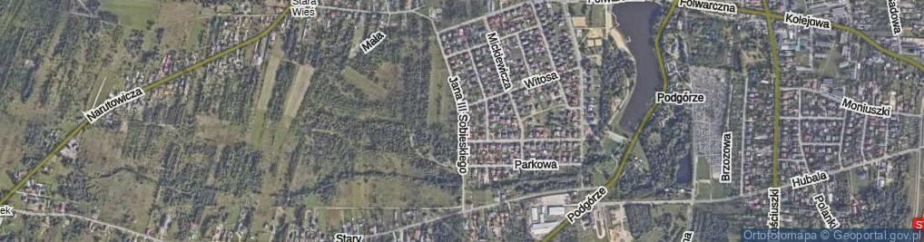 Zdjęcie satelitarne Króla Jana III Sobieskiego ul.