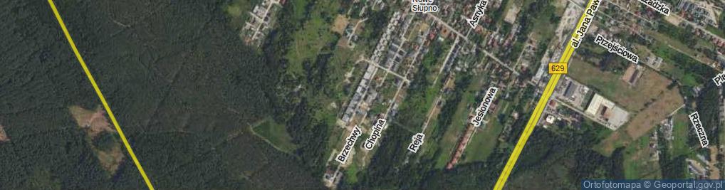 Zdjęcie satelitarne Krasickiego Ignacego, bp. ul.