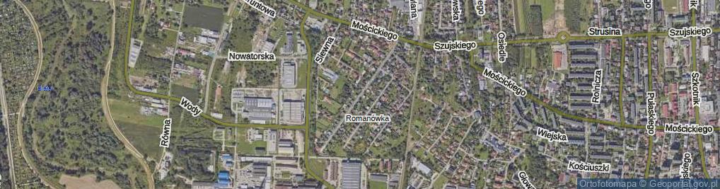 Zdjęcie satelitarne Buczka Mariana ul.