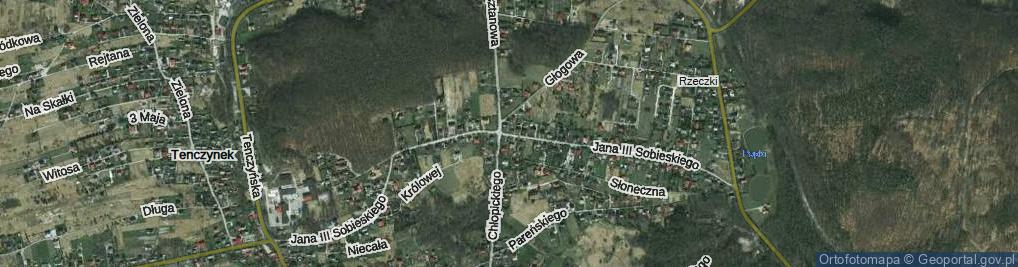 Zdjęcie satelitarne Króla Jana III Sobieskiego ul.