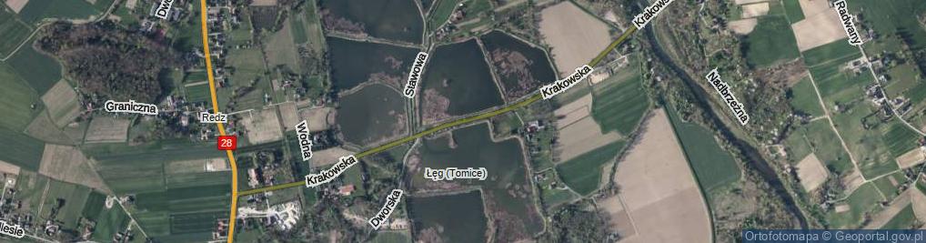 Zdjęcie satelitarne Krakowska ul.