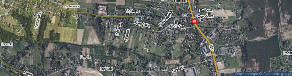 Zdjęcie satelitarne Krokusowa ul.