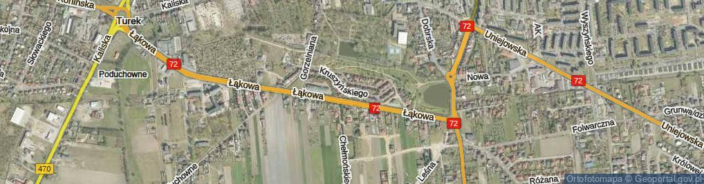 Zdjęcie satelitarne Kruszyńskiego Leona Lubomira ul.