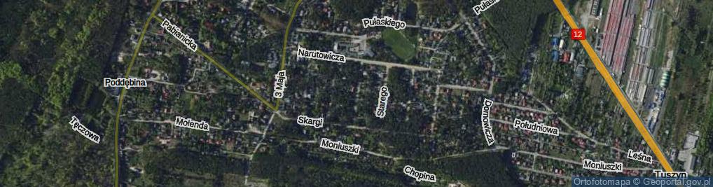 Zdjęcie satelitarne Króla Kazimierza Wielkiego ul.