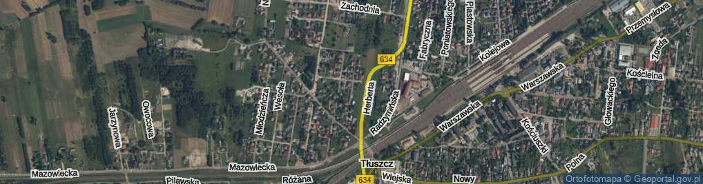 Zdjęcie satelitarne Krucza ul.