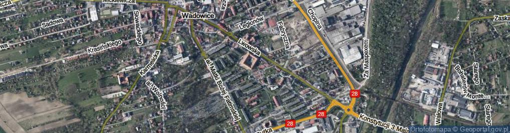 Zdjęcie satelitarne Krótka ul.