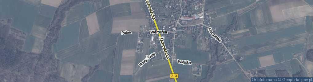 Zdjęcie satelitarne Krótka ul.