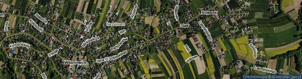 Zdjęcie satelitarne Króla Jana III Sobieskiego ul.