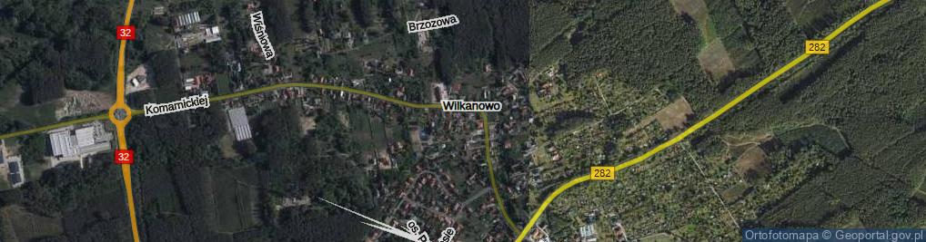 Zdjęcie satelitarne Krótka ul.