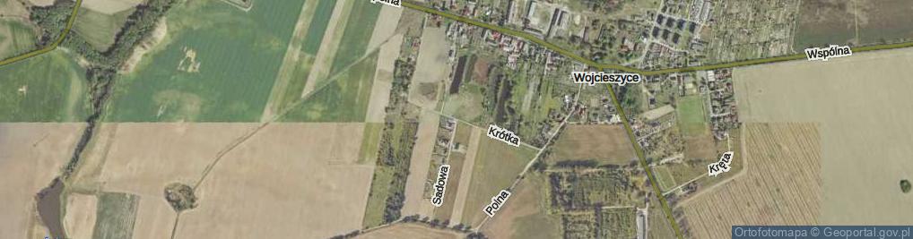 Zdjęcie satelitarne Krótka ul.