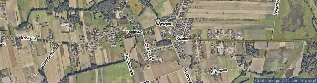 Zdjęcie satelitarne Króla Jana III Sobieskiego ul.