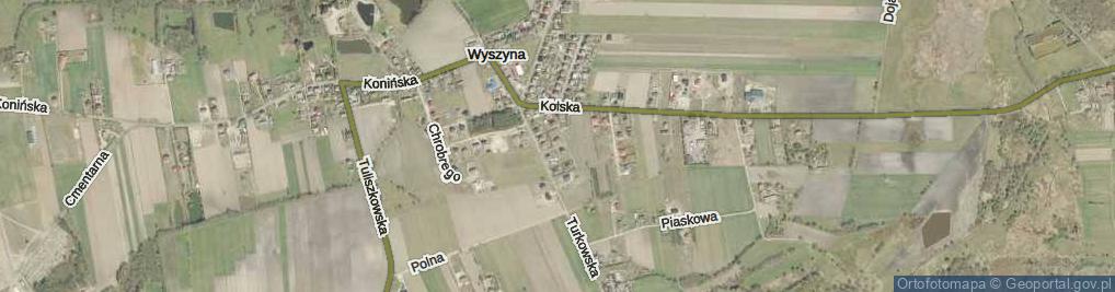 Zdjęcie satelitarne Króla Władysława Łokietka ul.