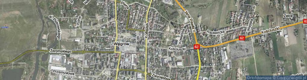 Zdjęcie satelitarne Krasickiego Ignacego, bp. ul.