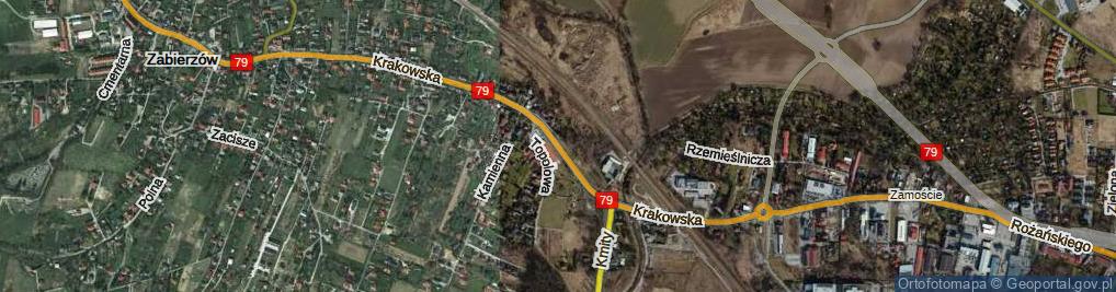 Zdjęcie satelitarne Krakowska ul.