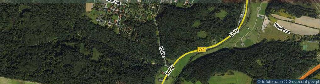 Zdjęcie satelitarne Kruka Józefa ul.