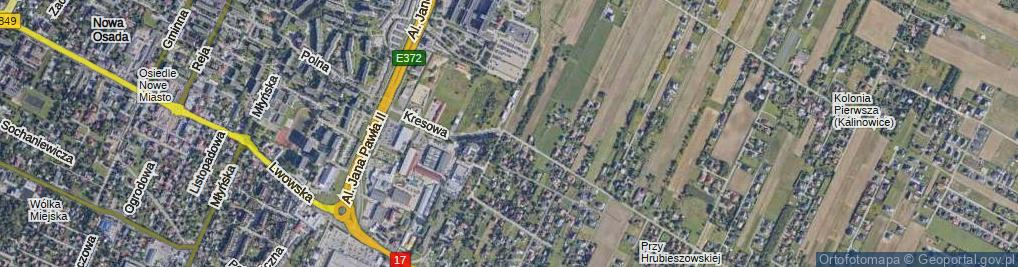 Zdjęcie satelitarne Kresowa ul.