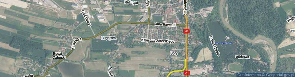 Zdjęcie satelitarne Królewska ul.