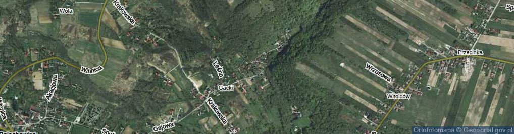 Zdjęcie satelitarne Krótka ul.